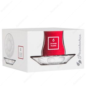 Paşabahçe 54411 102 mm 6'lı Paket Çay Tabağı