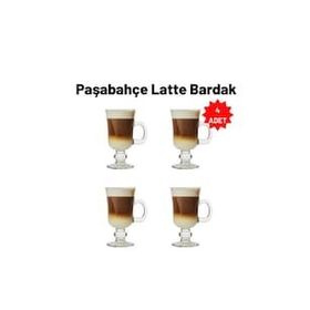 Paşabahçe 55141 Irish 4'lü Kulplu Latte Bardak