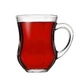 Paşabahçe 55373 Dem Kulplu 6'lı Çay Bardak