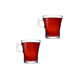 Paşabahçe 55703 2' li Kuvars Kulplu Cam Bardak