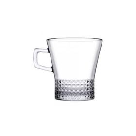 Paşabahçe 55703 250 cc 2'li Kuvars Kulplu Çay Bardağı