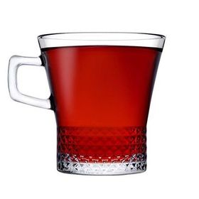 Paşabahçe 55703 250 cc 2'li Kuvars Kulplu Çay Bardağı