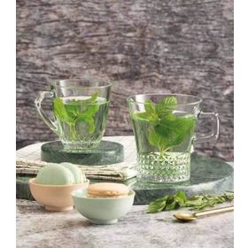 Paşabahçe 55703 Şeffaf Kuvars Kulplu Çay Kahve Kupası