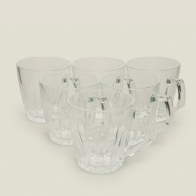 Paşabahçe 55713 6'lı Safir Kulplu Çay Fincanı