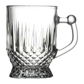 Paşabahçe 55871 6 Adet 170 cc Elmas Kulplu Çay Bardağı