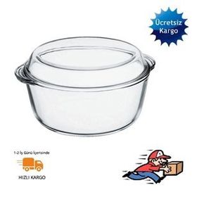 Paşabahçe 59013 3150 cc Yuvarlak Kapaklı Granit Borcam