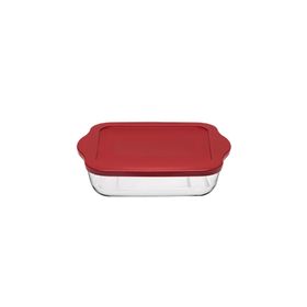 Paşabahçe 59034T00 25x22 cm Kapaklı Kare Borcam