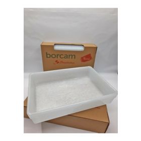 Paşabahçe 59324 Beyaz Premium Dikdörtgen Kar Esintisi Borcam