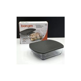 Paşabahçe 59854 Gri 21x16 cm Kapaklı Borcam Fırın Tepsisi