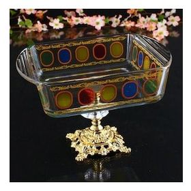 Paşabahçe 59854 Midi Kapaklı Kare 21x16 cm 1040 cc Borcam Tepsi