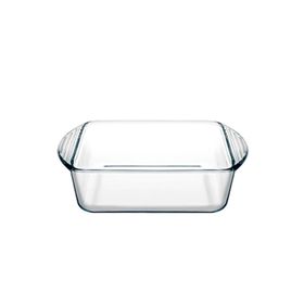 Paşabahçe 59854 Midi Kapaklı Kare 21x16 cm 1040 cc Borcam Tepsi