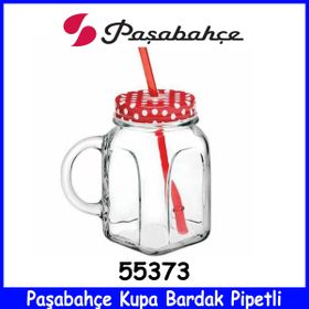 Paşabahçe 80388 Pipetli Cam Kupa