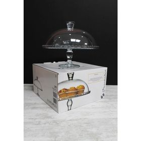 Paşabahçe 95200 Pembe 32 cm Ayaklı Servis Tabağı