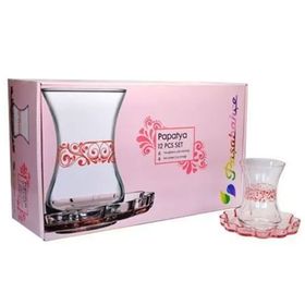 Paşabahçe 96293 Papatya Desenli Çay Seti