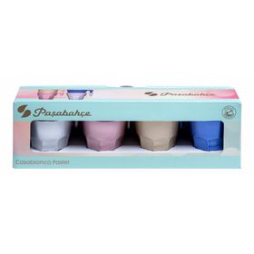 Paşabahçe 96802 Casablanca Pastel 4'lü Espresso Fincanı