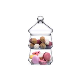 Paşabahçe 96816 870 cc Villa Patisserie 2 Katlı Servis Kasesi ve Kapağı