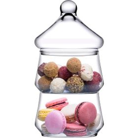 Paşabahçe 96816 870 cc Villa Patisserie 2 Katlı Servis Kasesi ve Kapağı