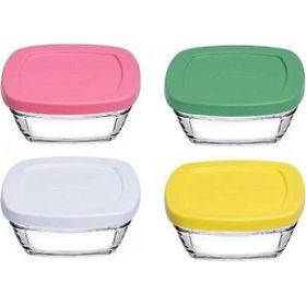 Paşabahçe 96840 Pudding 310 cc 12'li Cam Saklama Kabı