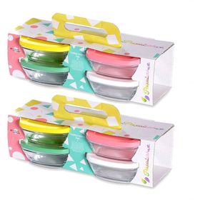 Paşabahçe 96840 Pudding 310 cc 8'li Cam Saklama Kabı