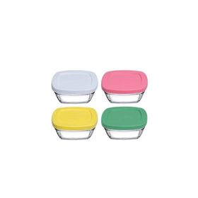 Paşabahçe 96840 Pudding 310 ml 4'lü Cam Saklama Kabı