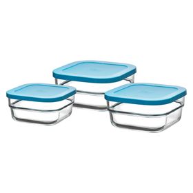 Paşabahçe 97826 3'lü Gourmet Saklama Kabı