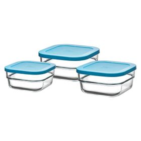 Paşabahçe 97826 3'lü Gourmet Saklama Kabı