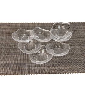 Paşabahçe 9x9.5 cm 6'lı Denizli Cam El İmalatı Mini Yıldız Sosluk Kase
