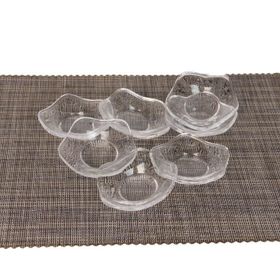 Paşabahçe 9x9.5 cm 6'lı Denizli Cam El İmalatı Mini Yıldız Sosluk Kase