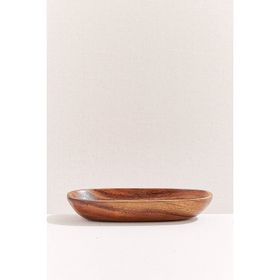 Paşabahçe Ahşap Oval Servis Tabağı
