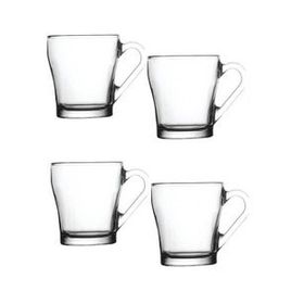 Paşabahçe Aria Kulplu 4'lü Çay Kahve Fincanı
