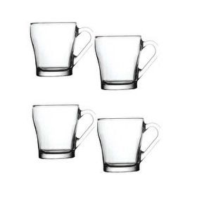 Paşabahçe Aria Kulplu 4'lü Çay Kahve Fincanı