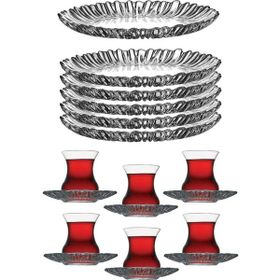 Paşabahçe Aurora 18 Parça Çay Servis Seti