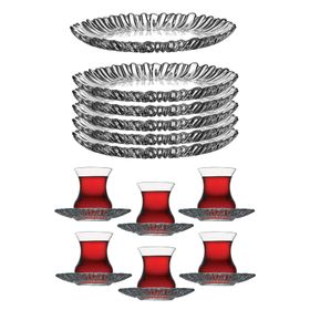 Paşabahçe Aurora 18 Parça Çay Servis Seti