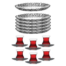 Paşabahçe Aurora 18 Parça Çay Servis Seti