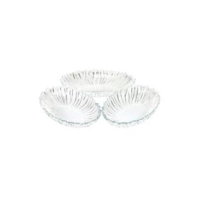 Paşabahçe Aurora 3'lü 15 cm Servis Tabağı