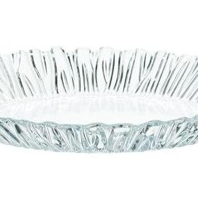Paşabahçe Aurora Oval Dekoratif Tekli Servis Tabağı