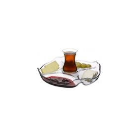 Paşabahçe Basic 25 cm Bölmeli Tabak
