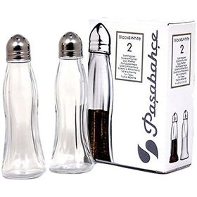 Paşabahçe Black And White 2'li 35 cc Tuzluk-Biberlik-Baharatlık
