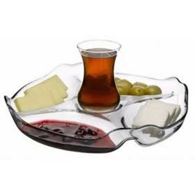 Paşabahçe Bölmeli Servis Tabağı