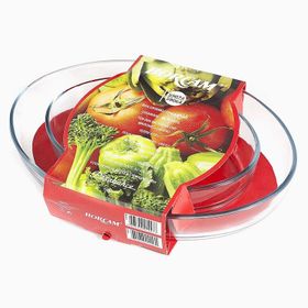 Paşabahçe Borcam 2'li Oval Set