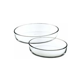 Paşabahçe Borcam 2'li Oval Tepsi
