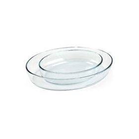 Paşabahçe Borcam 2'li Oval Tepsi
