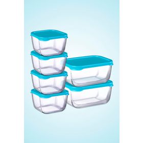Paşabahçe Chefs Snowbox 6 Parça Cam Saklama Kabı