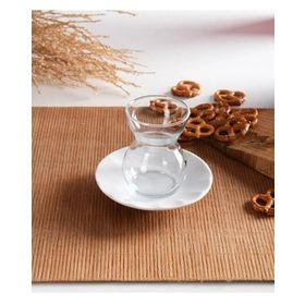 Paşabahçe Dantel Porselen Tabaklı 12 Parça Çay Takım