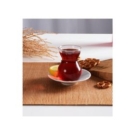 Paşabahçe Dantel Porselen Tabaklı 12 Parça Çay Takım