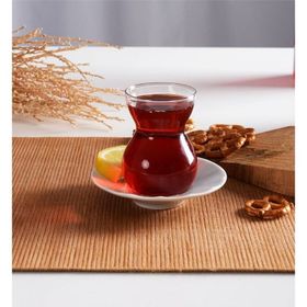 Paşabahçe Dantel Porselen Tabaklı 12 Parça Çay Takım