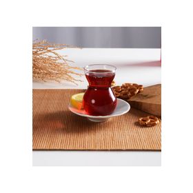 Paşabahçe Dantel Porselen Tabaklı 12 Parça Çay Takımı