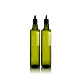 Paşabahçe Dorica Silikon Akıtıcılı 500 ml 2'li Cam Yağlık Sirkelik Takımı