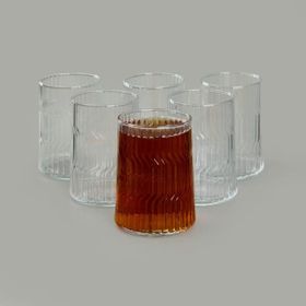 Paşabahçe Dunes Şeffaf 335 ml 6'lı Meşrubat ve Su Bardağı Seti