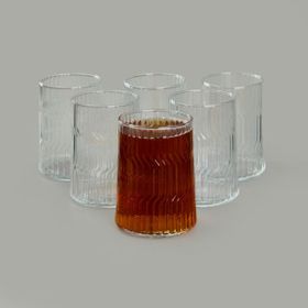 Paşabahçe Dunes Şeffaf 335 ml 6'lı Meşrubat ve Su Bardağı Seti